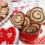 biscotti girella a cuore